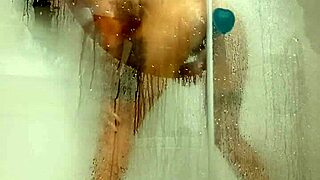 Hot Teen Girl Fucks Dildo Hard In Shower