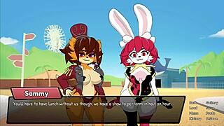 Honeymoon Heat: Comical Games with Big Tits and Creampie in Chapter 1