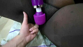 My Black Wife's New Vibrator and Doggy Fuck!