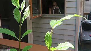 nikki fucked doggystyle from behind