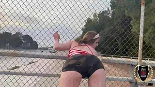 Taylor Blake blows Rome Major's big black cock in car before fucking