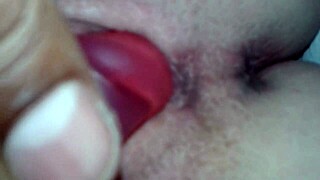 Explore Joice's pussy orgasm with toys and vibrator instructions