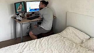 gamer girl satisfies her stepbro cuz of compromising material on her