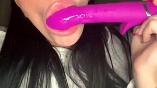 British exchange student explores solo toys and orgasms