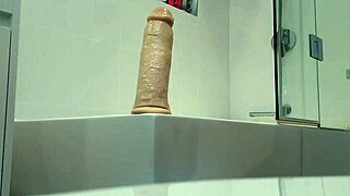 Using Huge Dildo for Intense Play