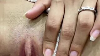 Tight Pussy of Horny Girl Drilled Hard by Dildo!