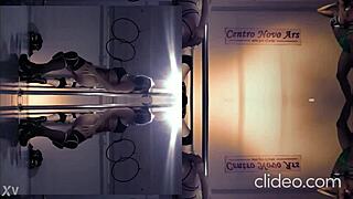Doctora Dances Sexy on Pole, Showing Her Ass!