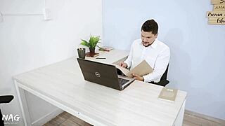 My Employee Messed Up, So I Correct Her with Cock! 😡