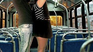 Man, banging on a moving public bus, hope we do it again!