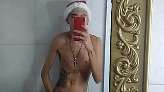 Intriguing moments of brazilian tattoo during christmas eve.