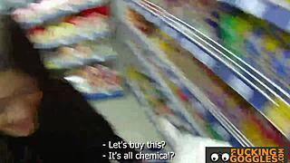 Gorgeous Petite 18+ Russian Brunette Delivers Horny Blowjob Cumshot