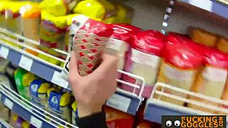 Gorgeous Petite 18+ Russian Brunette Delivers Horny Blowjob Cumshot