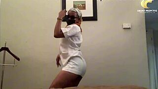 Ebony nurse says, 'I'll fuck you for that promotion.'