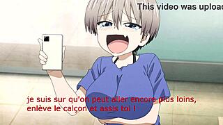 Jerk Off Instructions With Hana Uzaki Assplay Femdom Humiliation In Hentai