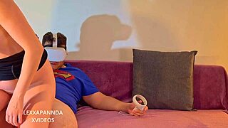 Petite 18+ Rides Hard After Sucking Cock in Creampie Scene