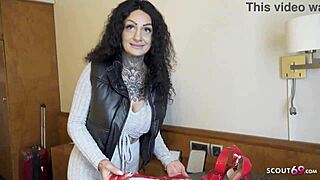 German Scout - First Experience Mia Roux Pickup Casting