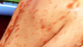 Slippery Lesbians Finger Fucking in Jello-Filled Pool with Passion