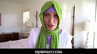 Hijabfamily - Donnie Rock craves naughty adventure with Izzy Lush's big cock