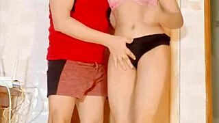 Hot Young 18+ Couple Rumpa21 And Uttaran20 Having Sensual Sex At Home With Blowjob And Deepthroat.