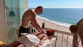 damn, my sex masseur on call worked me over good in public with that monster cock!