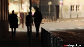 This glam Eurobabe got creampied after a hot sofa massage