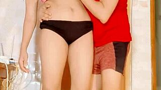 Hot Young 18+ Couple Rumpa21 And Uttaran20 Having Sensual Sex At Home With Blowjob And Deepthroat.