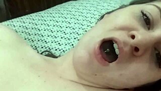 Latina Teen 18+ Talia Masturbates with Dildo, Squirts Hard During Rough Casting Interview