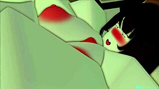 Subtle ass and big tits tease with monster cock