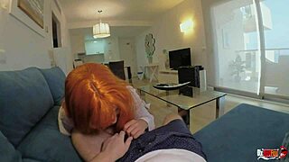 yo, this milf stepmom lures stepson with her wet pussy and sloppy blowjob!