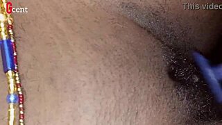 A girl shaves her dick for fun at home