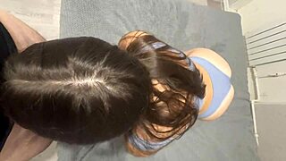 Teen Stepsister Starts Sucking After Parents Leave, Bent Over Doggystyle