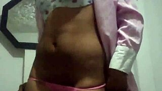 Ebony wife dances seductively for lover to fill her with cum on marital bed