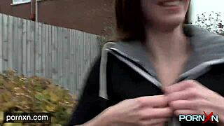 this gagged babe begs for wild pussy fucking while bound tight