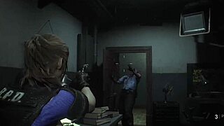 Busty Super Cop Claire Redfield Takes On Monsters