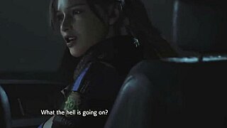 Busty Super Cop Claire Redfield Takes On Monsters