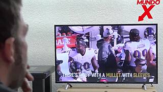 she bangs her friend's stepfather right after his sweaty training session