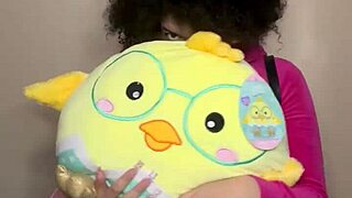 hot school girl babysitter teases older daddy to cum