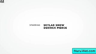 Blonde Masseuse Enjoys Deep Pussy Fucking And Creampie