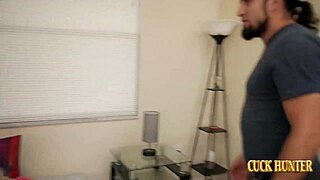 blonde babe cheats on boyfriend