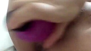 She loves those chinese balls in her vagina