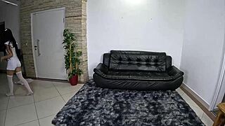 First Time for Clarissa Santana in Wet Lingerie Shoot - Wow!