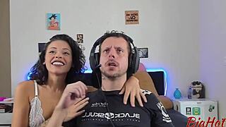 my boyfriend ignored me until i called my friend over and he loved that double blowjob