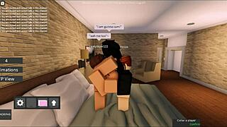 Roblox Whore Engages In Gangbang With Multiple Partners In Intense 3some Game