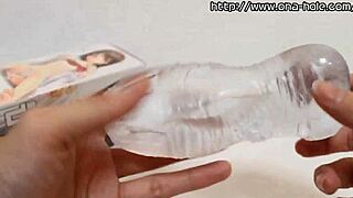 Feeling the tight squeeze from Hinase's toy.