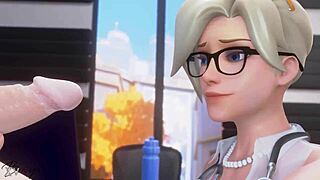 Mercy Blowjob With Intense Sucking Action