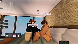 Roblox Whore Engages In Gangbang With Multiple Partners In Intense 3some Game