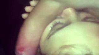 in cape town, this african slut gives a BLOWJOB to a big cock