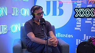 Rosxana Gutierrez Gets Penetrated By Fuck Machine On Podcast