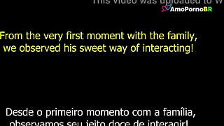 Yo, check the real bathroom convo with this Brazilian teen's wild anal story subtitled!