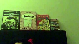 Intimate solo session on the bed